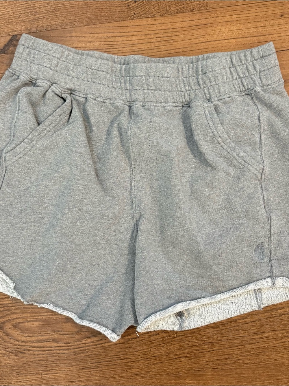 Free People Heather Gray Athletic Lounge Shorts
